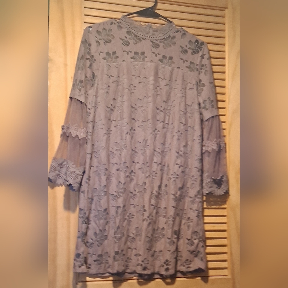 Elegant Lace Long Sleeve Dress